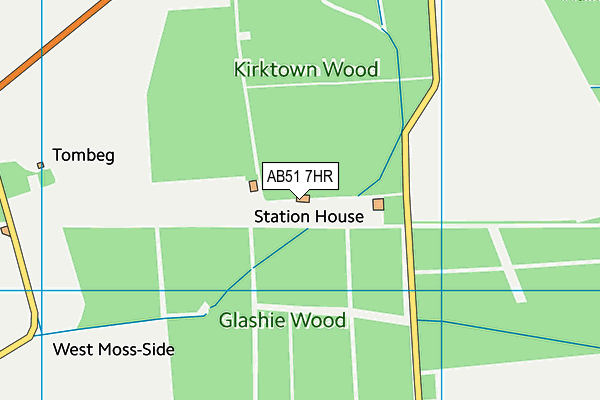AB51 7HR map - OS VectorMap District (Ordnance Survey) AB51 7HR map - OS VectorMap District (Ordnance Survey)