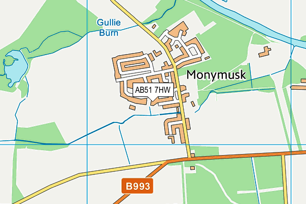AB51 7HW map - OS VectorMap District (Ordnance Survey) AB51 7HW map - OS VectorMap District (Ordnance Survey)