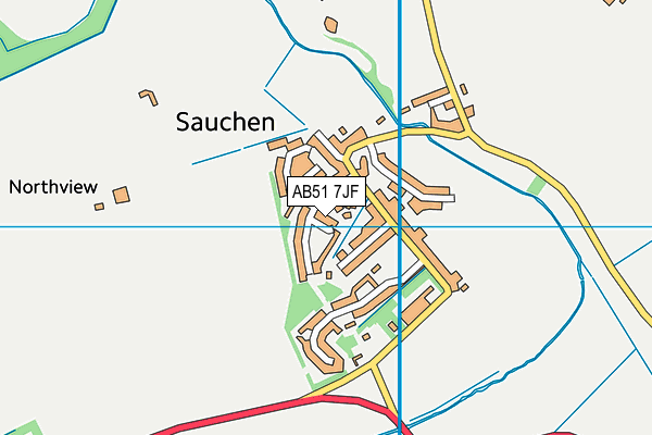 AB51 7JF map - OS VectorMap District (Ordnance Survey) AB51 7JF map - OS VectorMap District (Ordnance Survey)