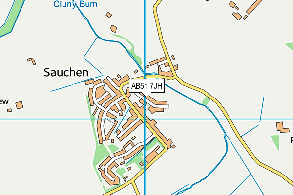 AB51 7JH map - OS VectorMap District (Ordnance Survey) AB51 7JH map - OS VectorMap District (Ordnance Survey)