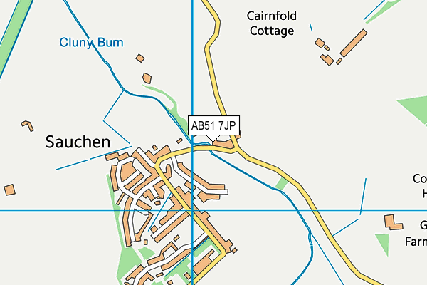 AB51 7JP map - OS VectorMap District (Ordnance Survey) AB51 7JP map - OS VectorMap District (Ordnance Survey)