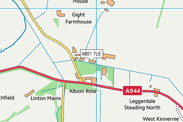 AB51 7LE map - OS VectorMap District (Ordnance Survey) AB51 7LE map - OS VectorMap District (Ordnance Survey)