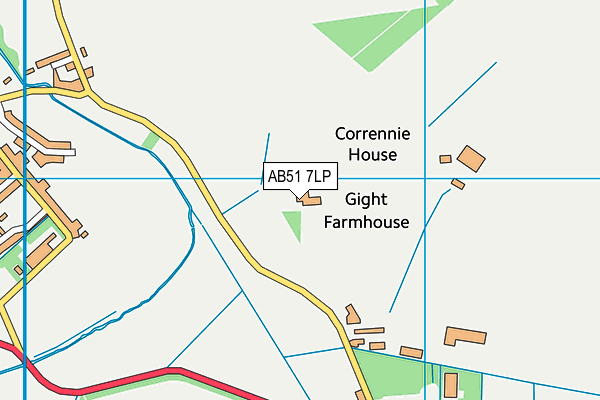 AB51 7LP map - OS VectorMap District (Ordnance Survey) AB51 7LP map - OS VectorMap District (Ordnance Survey)