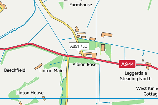 AB51 7LQ map - OS VectorMap District (Ordnance Survey) AB51 7LQ map - OS VectorMap District (Ordnance Survey)