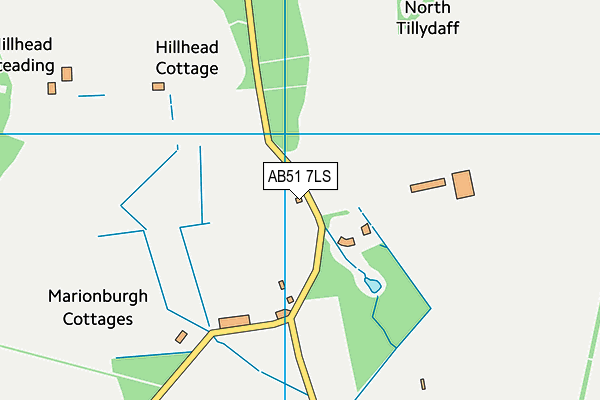 AB51 7LS map - OS VectorMap District (Ordnance Survey) AB51 7LS map - OS VectorMap District (Ordnance Survey)
