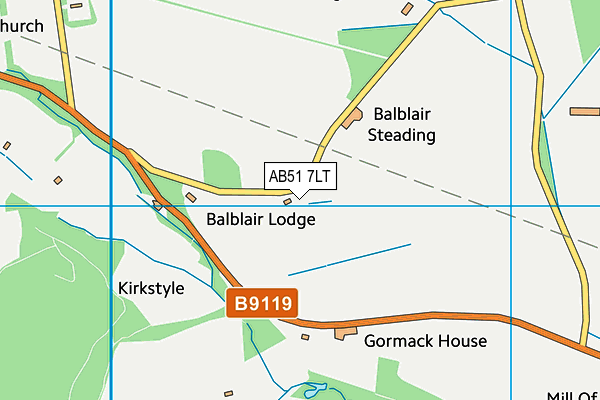 AB51 7LT map - OS VectorMap District (Ordnance Survey) AB51 7LT map - OS VectorMap District (Ordnance Survey)