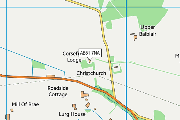 AB51 7NA map - OS VectorMap District (Ordnance Survey) AB51 7NA map - OS VectorMap District (Ordnance Survey)