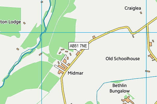 AB51 7NE map - OS VectorMap District (Ordnance Survey) AB51 7NE map - OS VectorMap District (Ordnance Survey)