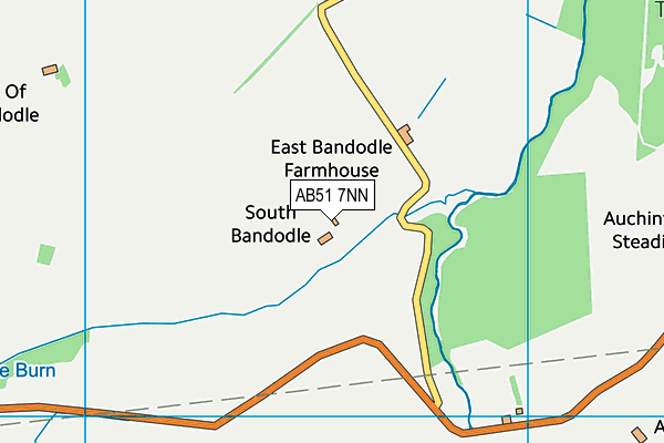 AB51 7NN map - OS VectorMap District (Ordnance Survey) AB51 7NN map - OS VectorMap District (Ordnance Survey)