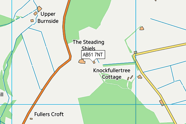 AB51 7NT map - OS VectorMap District (Ordnance Survey) AB51 7NT map - OS VectorMap District (Ordnance Survey)