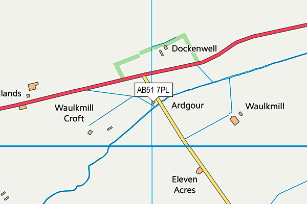 AB51 7PL map - OS VectorMap District (Ordnance Survey) AB51 7PL map - OS VectorMap District (Ordnance Survey)