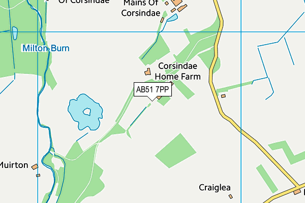 AB51 7PP map - OS VectorMap District (Ordnance Survey) AB51 7PP map - OS VectorMap District (Ordnance Survey)