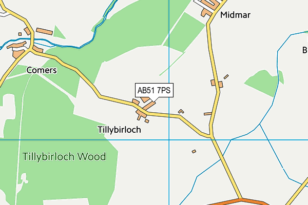 AB51 7PS map - OS VectorMap District (Ordnance Survey) AB51 7PS map - OS VectorMap District (Ordnance Survey)