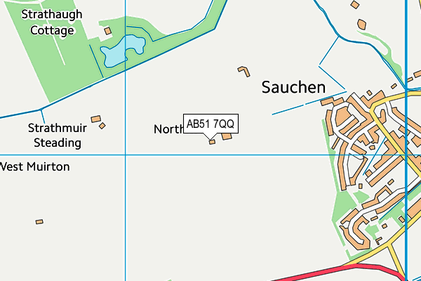 AB51 7QQ map - OS VectorMap District (Ordnance Survey) AB51 7QQ map - OS VectorMap District (Ordnance Survey)