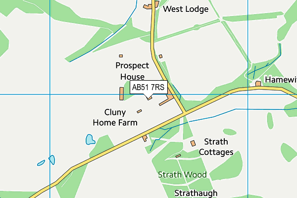 AB51 7RS map - OS VectorMap District (Ordnance Survey) AB51 7RS map - OS VectorMap District (Ordnance Survey)