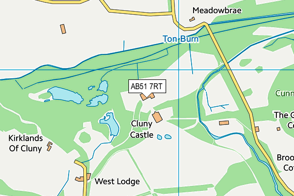 AB51 7RT map - OS VectorMap District (Ordnance Survey) AB51 7RT map - OS VectorMap District (Ordnance Survey)