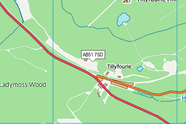 AB51 7SD map - OS VectorMap District (Ordnance Survey) AB51 7SD map - OS VectorMap District (Ordnance Survey)