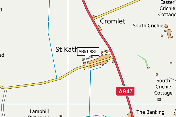AB51 8SL map - OS VectorMap District (Ordnance Survey) AB51 8SL map - OS VectorMap District (Ordnance Survey)