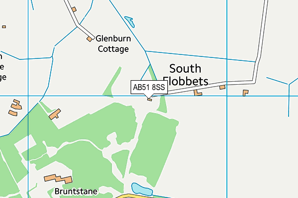 AB51 8SS map - OS VectorMap District (Ordnance Survey) AB51 8SS map - OS VectorMap District (Ordnance Survey)