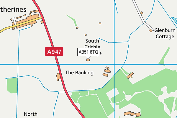 AB51 8TQ map - OS VectorMap District (Ordnance Survey) AB51 8TQ map - OS VectorMap District (Ordnance Survey)