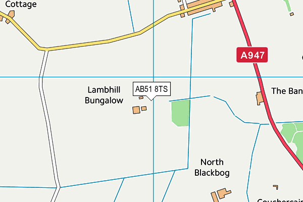 AB51 8TS map - OS VectorMap District (Ordnance Survey) AB51 8TS map - OS VectorMap District (Ordnance Survey)