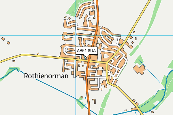 AB51 8UA map - OS VectorMap District (Ordnance Survey) AB51 8UA map - OS VectorMap District (Ordnance Survey)