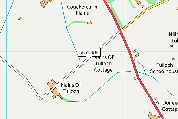AB51 8UB map - OS VectorMap District (Ordnance Survey) AB51 8UB map - OS VectorMap District (Ordnance Survey)