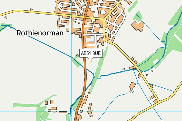 AB51 8UE map - OS VectorMap District (Ordnance Survey) AB51 8UE map - OS VectorMap District (Ordnance Survey)