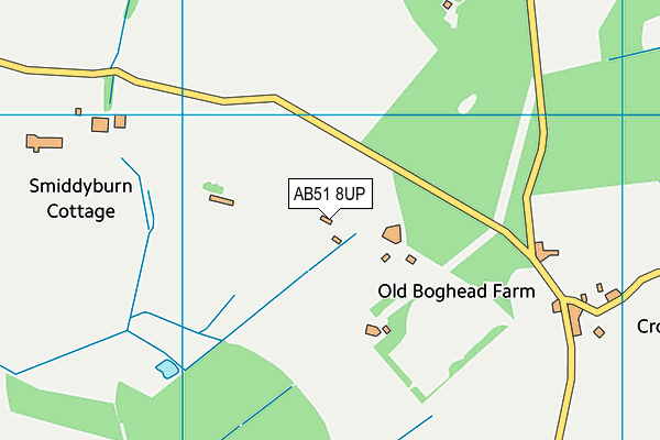 AB51 8UP map - OS VectorMap District (Ordnance Survey) AB51 8UP map - OS VectorMap District (Ordnance Survey)