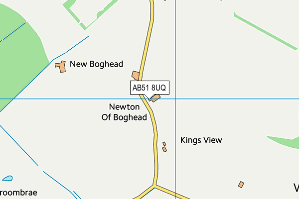 AB51 8UQ map - OS VectorMap District (Ordnance Survey) AB51 8UQ map - OS VectorMap District (Ordnance Survey)