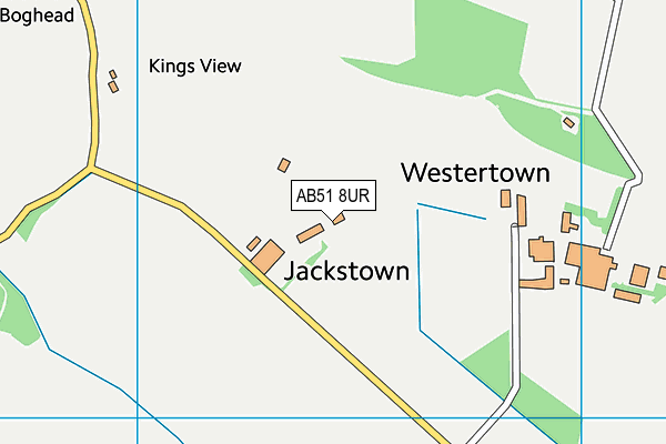 AB51 8UR map - OS VectorMap District (Ordnance Survey) AB51 8UR map - OS VectorMap District (Ordnance Survey)