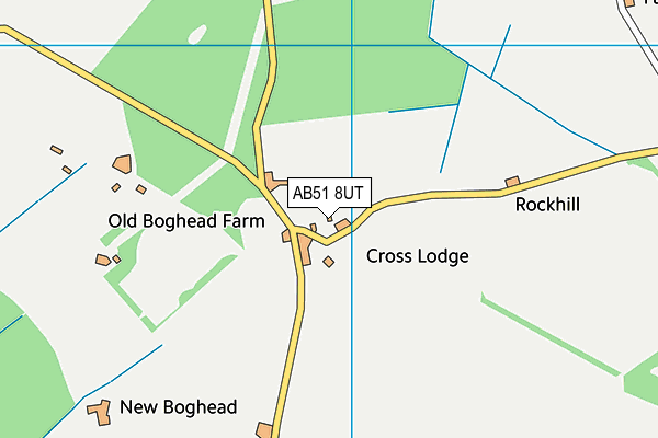 AB51 8UT map - OS VectorMap District (Ordnance Survey) AB51 8UT map - OS VectorMap District (Ordnance Survey)