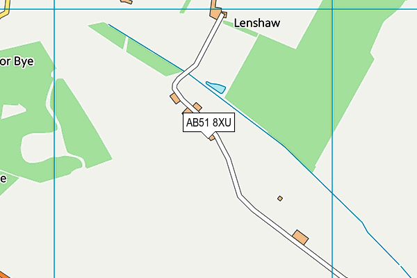 AB51 8XU map - OS VectorMap District (Ordnance Survey) AB51 8XU map - OS VectorMap District (Ordnance Survey)