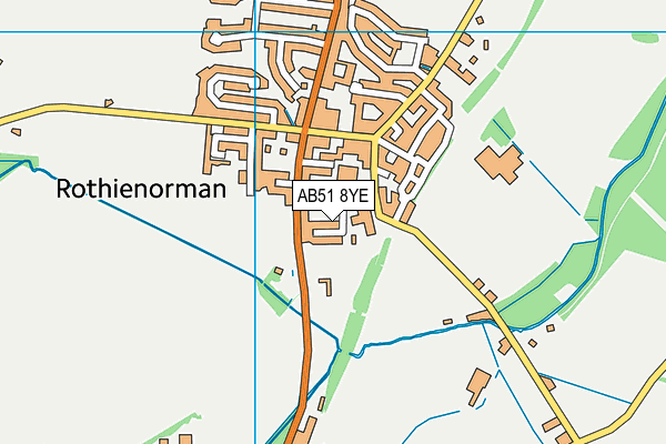 AB51 8YE map - OS VectorMap District (Ordnance Survey) AB51 8YE map - OS VectorMap District (Ordnance Survey)