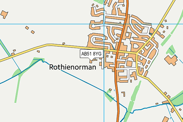 AB51 8YG map - OS VectorMap District (Ordnance Survey) AB51 8YG map - OS VectorMap District (Ordnance Survey)