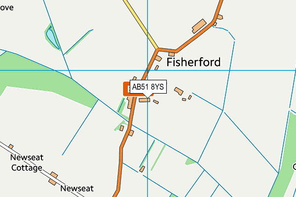 AB51 8YS map - OS VectorMap District (Ordnance Survey) AB51 8YS map - OS VectorMap District (Ordnance Survey)
