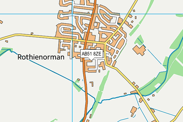 AB51 8ZE map - OS VectorMap District (Ordnance Survey) AB51 8ZE map - OS VectorMap District (Ordnance Survey)