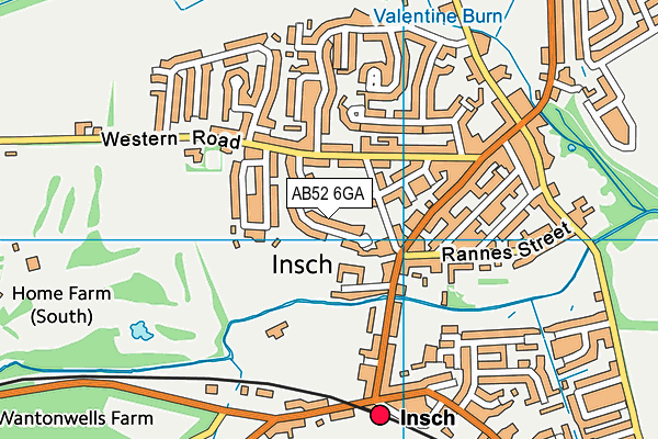AB52 6GA map - OS VectorMap District (Ordnance Survey) AB52 6GA map - OS VectorMap District (Ordnance Survey)