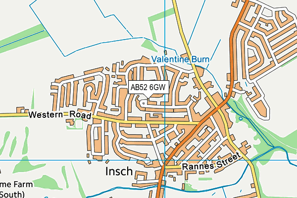 AB52 6GW map - OS VectorMap District (Ordnance Survey) AB52 6GW map - OS VectorMap District (Ordnance Survey)