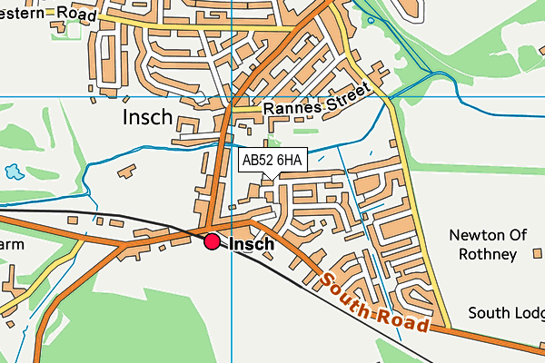 AB52 6HA map - OS VectorMap District (Ordnance Survey) AB52 6HA map - OS VectorMap District (Ordnance Survey)