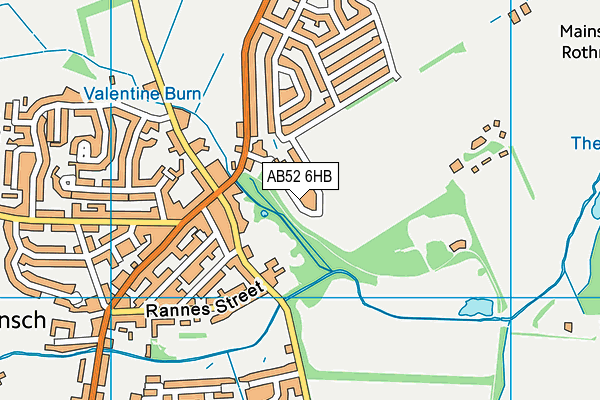 AB52 6HB map - OS VectorMap District (Ordnance Survey) AB52 6HB map - OS VectorMap District (Ordnance Survey)