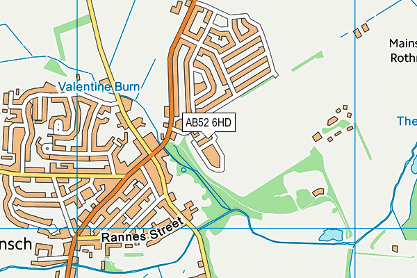 AB52 6HD map - OS VectorMap District (Ordnance Survey) AB52 6HD map - OS VectorMap District (Ordnance Survey)