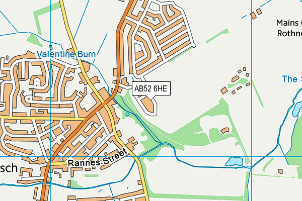 AB52 6HE map - OS VectorMap District (Ordnance Survey) AB52 6HE map - OS VectorMap District (Ordnance Survey)