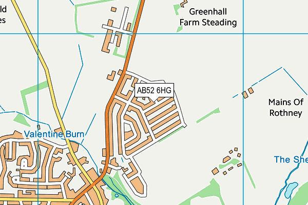 AB52 6HG map - OS VectorMap District (Ordnance Survey) AB52 6HG map - OS VectorMap District (Ordnance Survey)