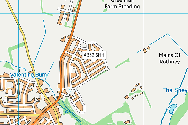 AB52 6HH map - OS VectorMap District (Ordnance Survey) AB52 6HH map - OS VectorMap District (Ordnance Survey)