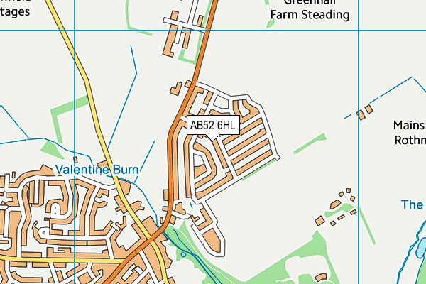 AB52 6HL map - OS VectorMap District (Ordnance Survey) AB52 6HL map - OS VectorMap District (Ordnance Survey)