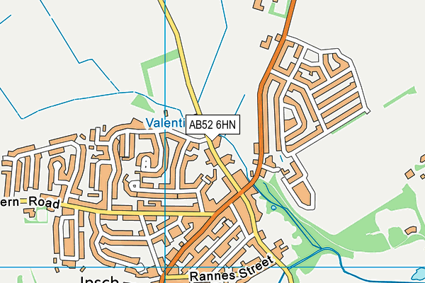 AB52 6HN map - OS VectorMap District (Ordnance Survey) AB52 6HN map - OS VectorMap District (Ordnance Survey)