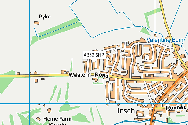 AB52 6HP map - OS VectorMap District (Ordnance Survey) AB52 6HP map - OS VectorMap District (Ordnance Survey)