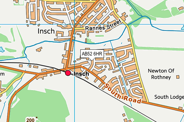 AB52 6HR map - OS VectorMap District (Ordnance Survey) AB52 6HR map - OS VectorMap District (Ordnance Survey)
