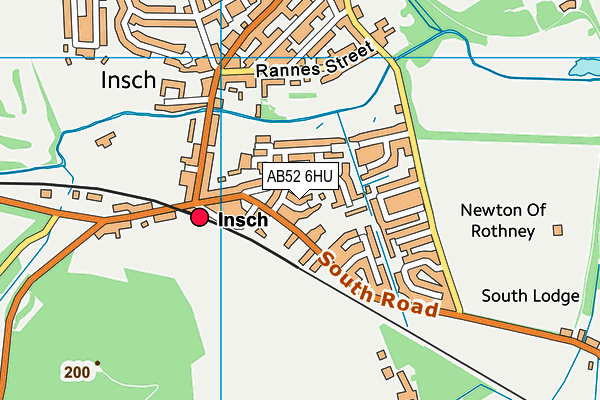 AB52 6HU map - OS VectorMap District (Ordnance Survey) AB52 6HU map - OS VectorMap District (Ordnance Survey)